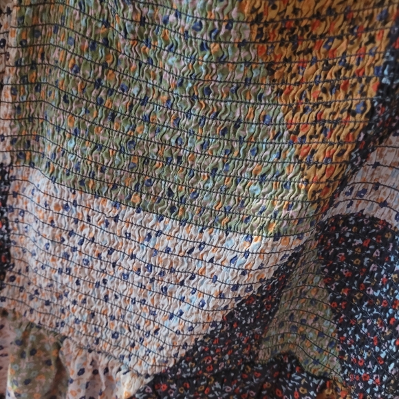 Universal Thread Blue and Green Spaghetti Strap Midi Sundress - Picture 4 of 6